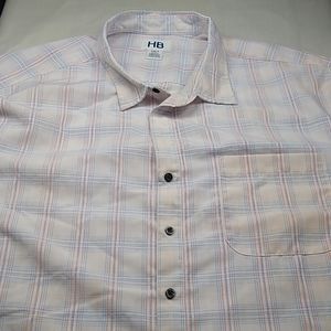 HB short sleeve casual button down